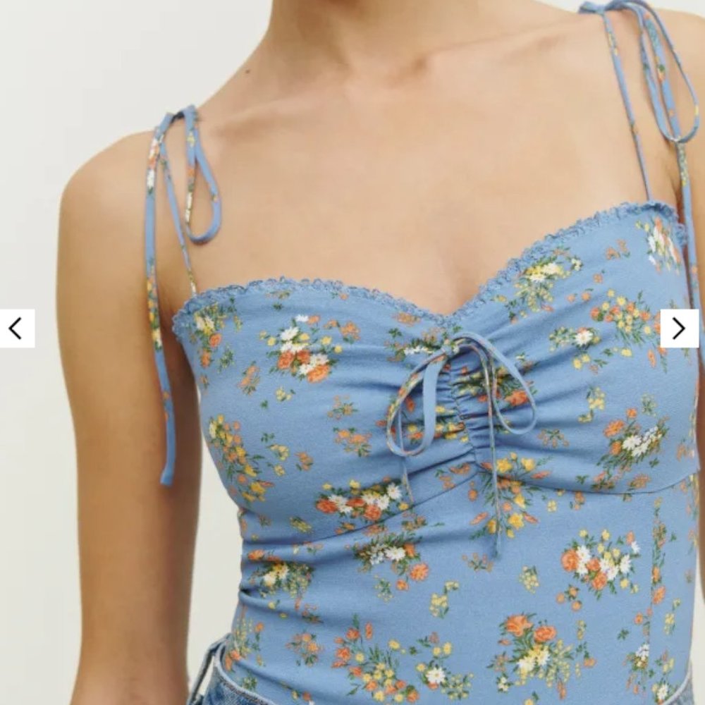 Reformation Larry Top in Color Rory